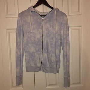 Tie dye zip up hoodie!